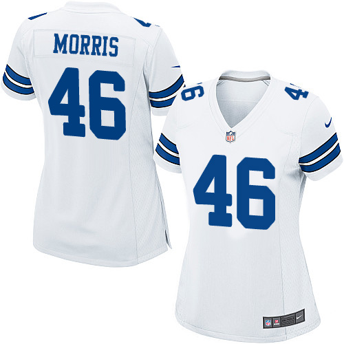 Women's Game Alfred Morris Nike Jersey White Road - #46 NFL Dallas Cowboys